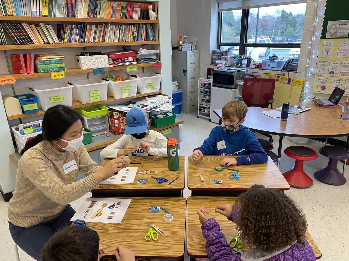 epic_engr's tweet photo. EPIC workshop at the Randolph school last month. We taught about electrical engineering and simple circuits by powering lightening bugs! #STEMeducation https://t.co/lrZcQi22oe
