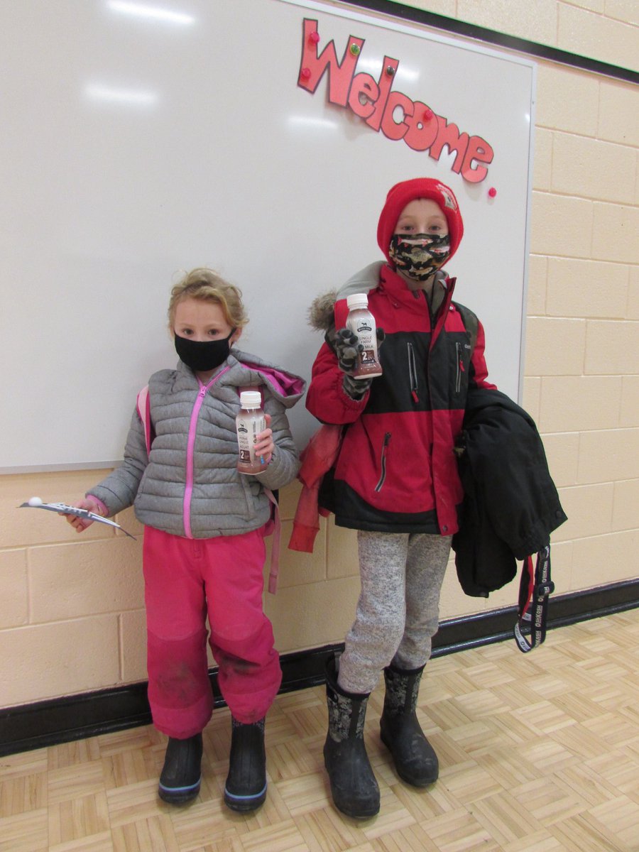 NorthEasthopePS's tweet photo. Thanks to the Perth County Milk Producers for a donation of chocolate milk for all students. Thanks Mrs Brace for helping to deliver. @yourschools @ontariodairy https://t.co/p8vfXkJ1C3