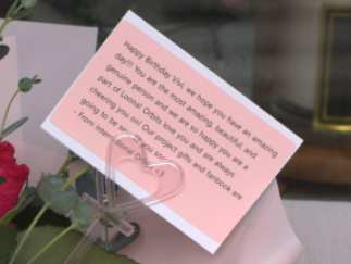 pinkmoonproject's tweet photo. Here is what the card said. We let her know that her gifts are coming soon :) https://t.co/26FRnAwbHi