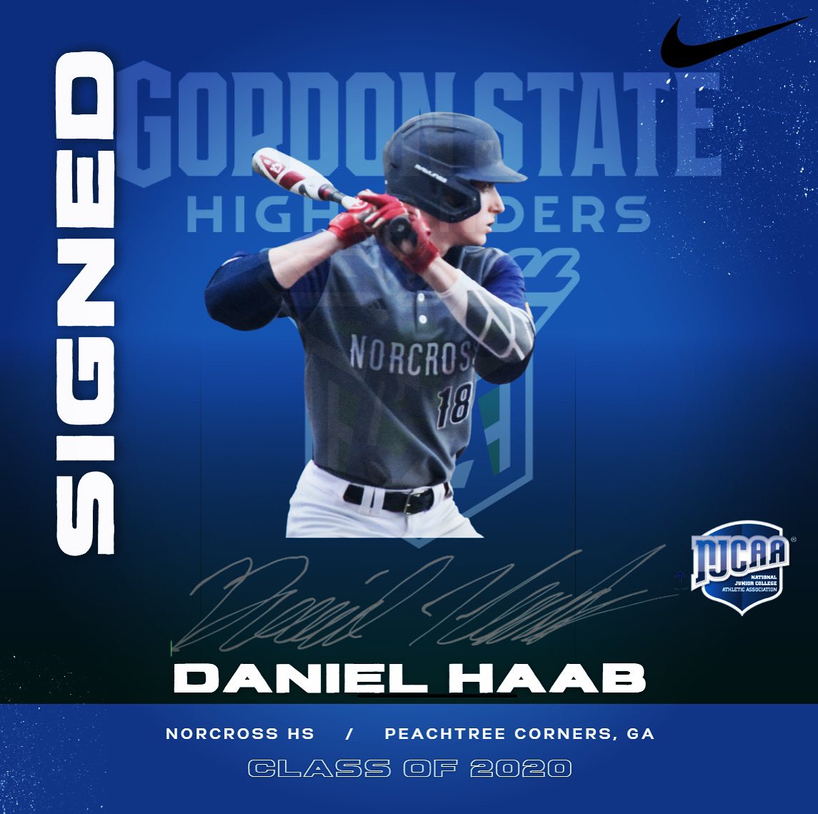 GordonStateBSB's tweet photo. Welcome @DanielHaab1 and his family to Lander Country for the spring of 2022.
#DeerSZN | #RacksUP https://t.co/QIaBRHOZqX