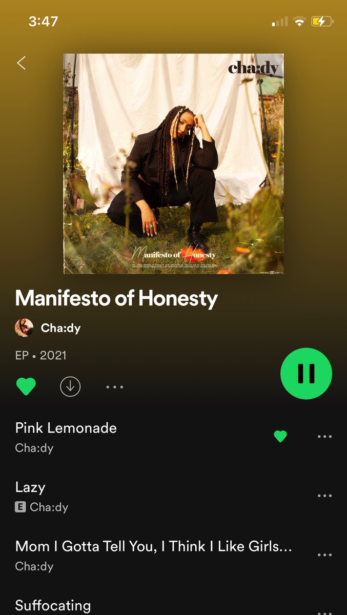 excellent new EP “Manifesto of Honesty” by @ChadyMusicPage