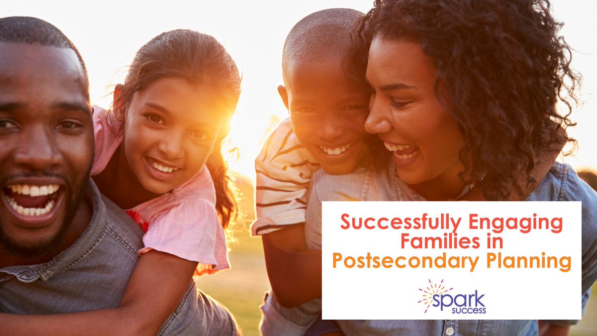 NowSparkSuccess's tweet photo. On Nov. 18, we hosted our first Spark Success Learning Series, a webinar highlighting the often overlooked issue of family engagement in postsecondary planning. Here are some of the key takeaways in our latest blog post: https://t.co/eZ1bOg5mRO https://t.co/AsYhcE9sRC