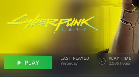 Empy_I's tweet photo. Can't stop diggin' Night City.
2,986 hours with this beautiful game. Happy anniversary @CyberpunkGame, thank you to @PaweSasko for his streams, and thank you to the fellow fans who will never fade away. https://t.co/mt5z1E0ZN4