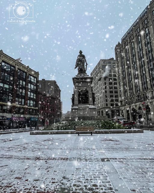 PortlandOldport's tweet photo. A snowy Monument Square and Our Lady of Victories. ❄️
📸 IG: hurst.photostudio
#portlandoldport #portlandme #portlandmaine #portlanddowntown #downtownportland #oldport #oldportportland #visitportlandmaine #visitportland #monumentsquare #ourladyofvictories https://t.co/BSa01XNT8x