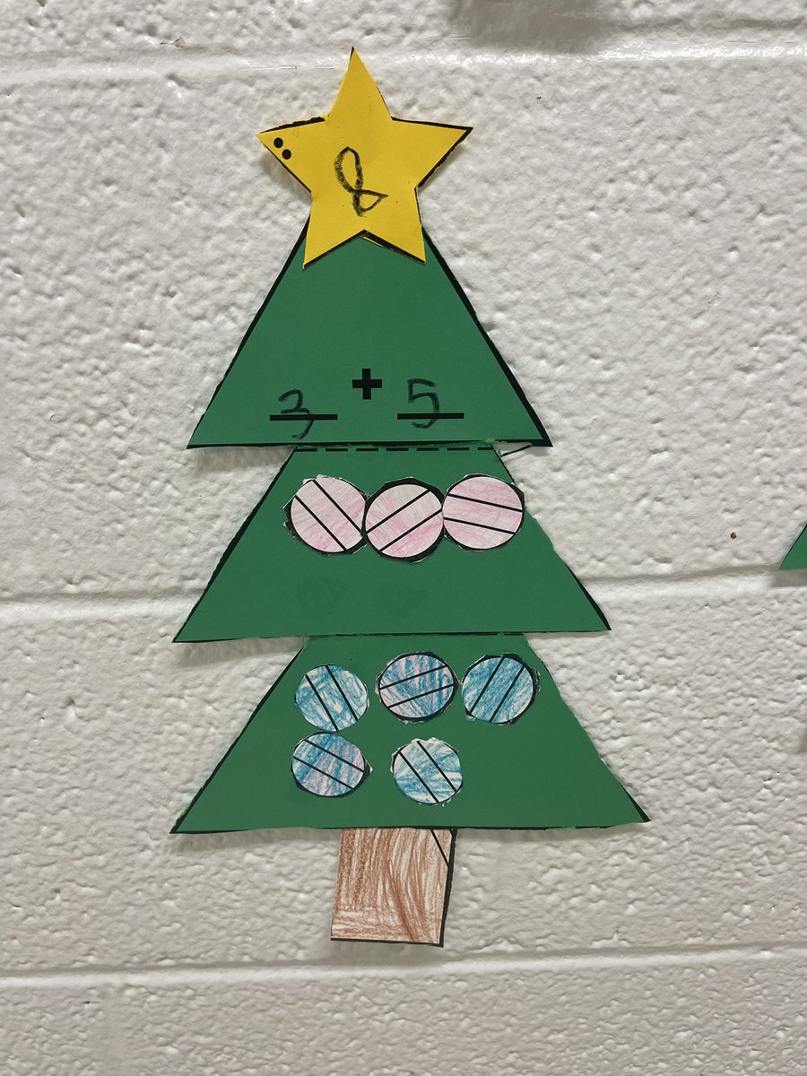 part part total christmas trees! students had so much fun creating and solving their own addition problems 🎄