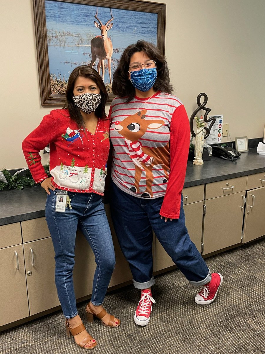 eickenrohtelem's tweet photo. Enjoying our holiday sweaters at Eickenroht. #springisduglysweaters @believe_EC2020 https://t.co/OAhsoYkk3Z