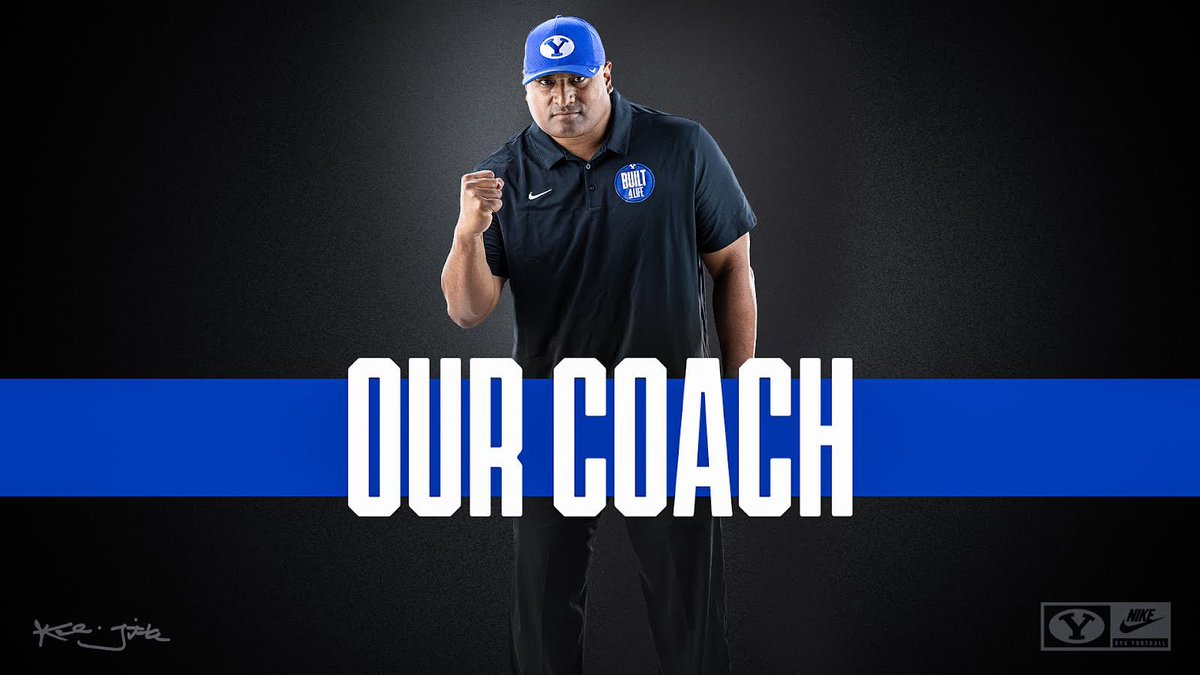 LarsonSports's tweet photo. BYU Football &amp; Tom Holmoe announce the extension of Kalani Sitake through the 2027 season. 

@espn960sports | @BYUfootball | #BYU | @CriddleBenjamin https://t.co/5bDqSP1VTY