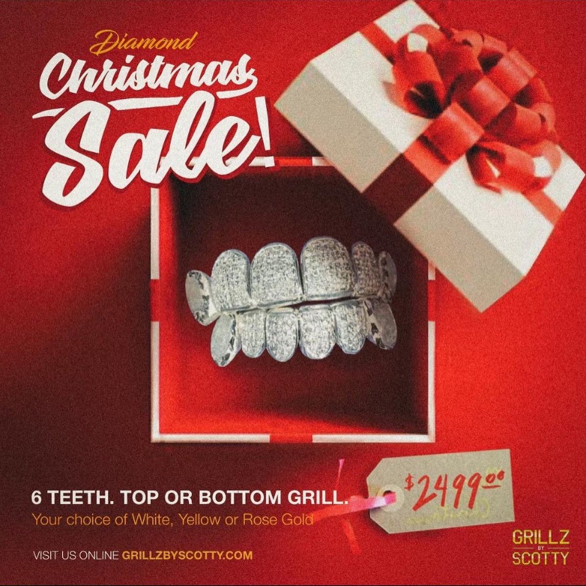 I’ve got a diamond sale on grillz right now hit me up!!
