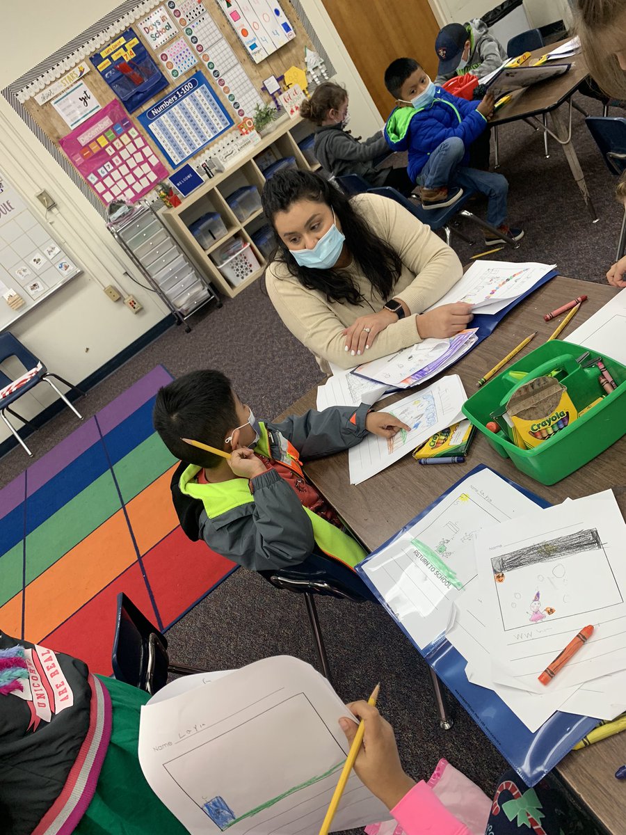 There is power in conferencing with each and every student, even in Kindergarten! #exeter_empowers