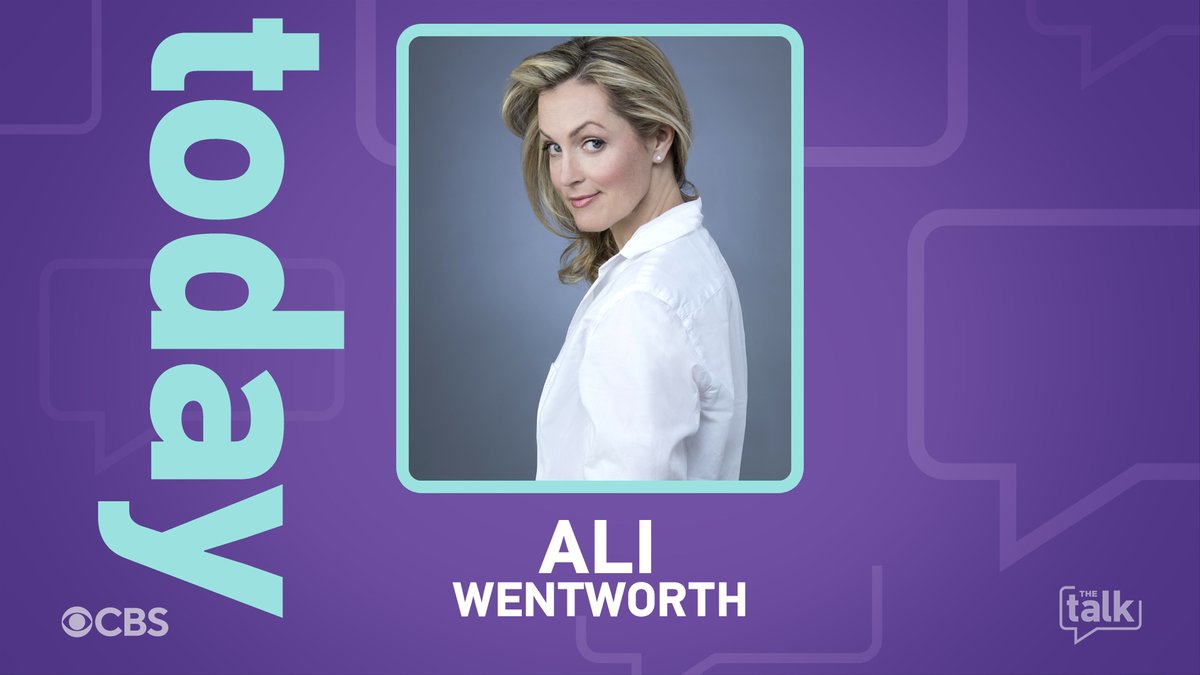 TheTalkCBS's tweet photo. Happy Monday to our #TheTalk fam!
Today we’re talkin’ to the fabulous @AliEWentworth 🙌 https://t.co/tuEE2HGjCe
