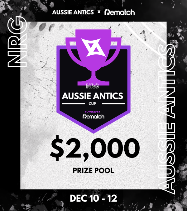 AussieAntics's tweet photo. 🔥 REMINDER 🔥

Qualifiers for my First NRG AussieAntics x Rematch $2,000 NAE Duo Cup starts in 1 hour and 30 mins.

Full details and entry - https://t.co/7Ugw7kPXjf https://t.co/LOkzqkjX9p