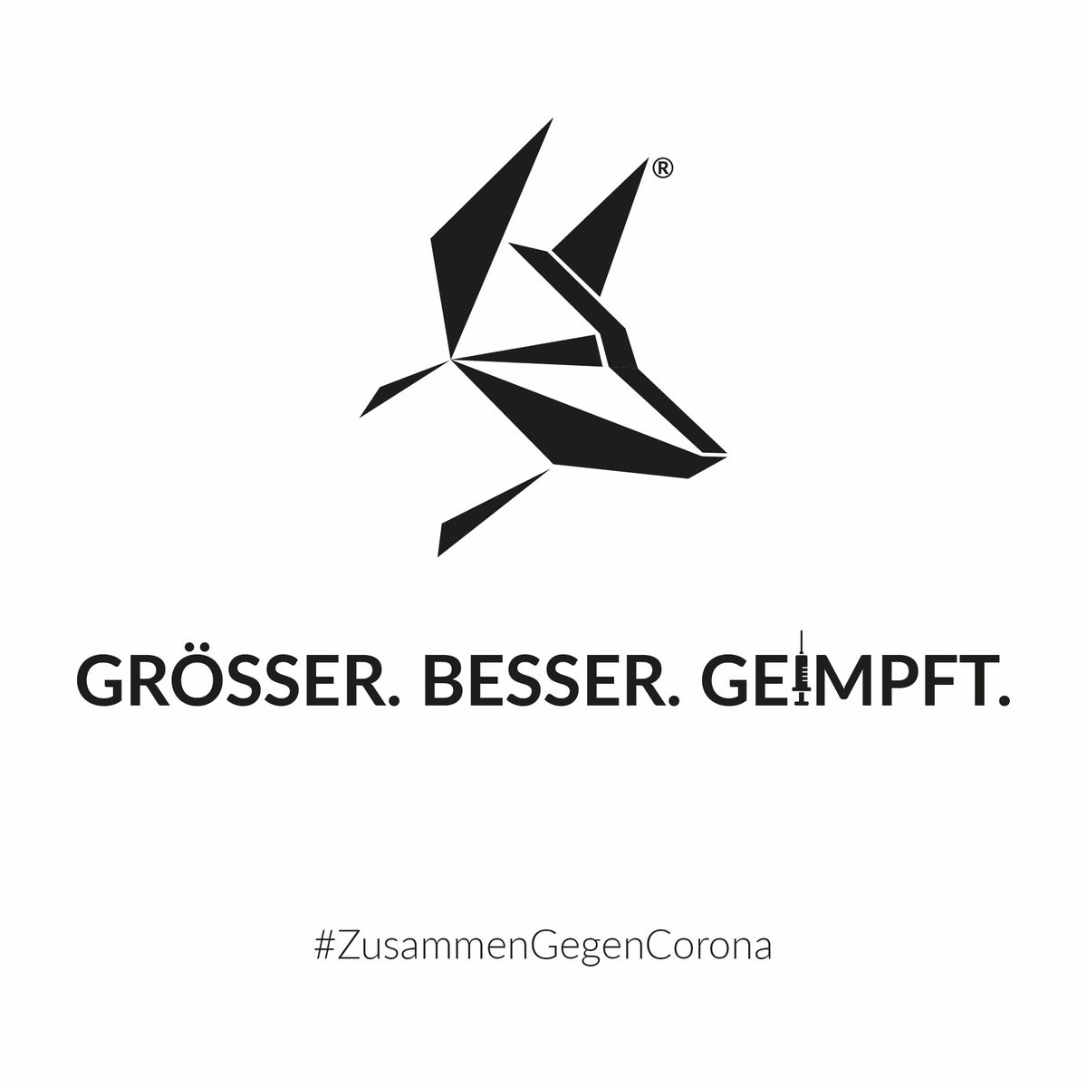 GRÖSSER. BESSER. GEIMPFT. 💉🩹

#ZusammenGegenCorona