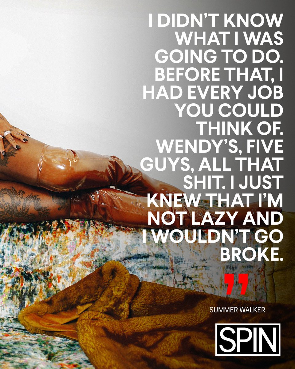 SPIN's tweet image. ⭐️ The Reluctant Superstar, @IAMSUMMERWALKER 

Read this month’s cover story:
spin.com/featured/summe…