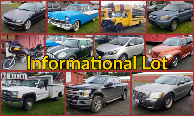 StokesAuction's tweet photo. Stokes December Online Auto Auction
Dec 8, 10:00 AM – Dec 14, 7:00 PM
Washington State. Cars - Trucks - SUV's - Work Trucks -Motorcycles - Buses
https://t.co/UIoHwXmt5n https://t.co/xNkCM5tQmM