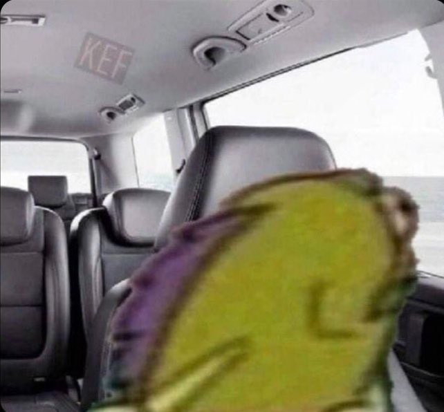 When you drive past someone fine af