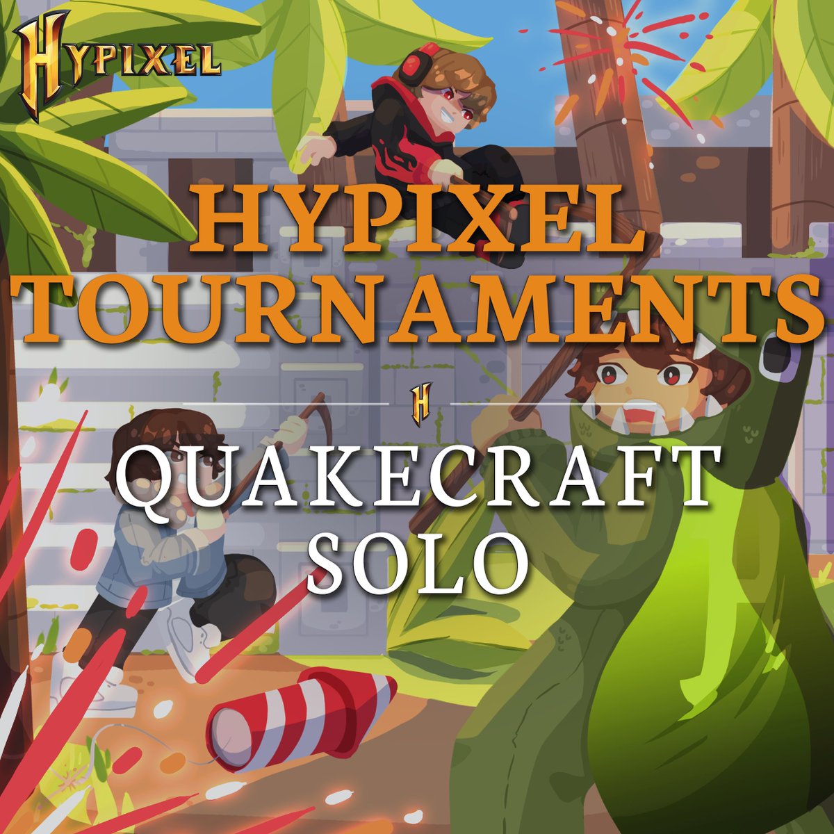 HypixelNetwork's tweet image. Clear your calendars next week, it's time for another Hypixel Tournament! Starting on December 17 and ending December 19, test your skills and see if you'll win the Quake Solo Tournament! 🎆