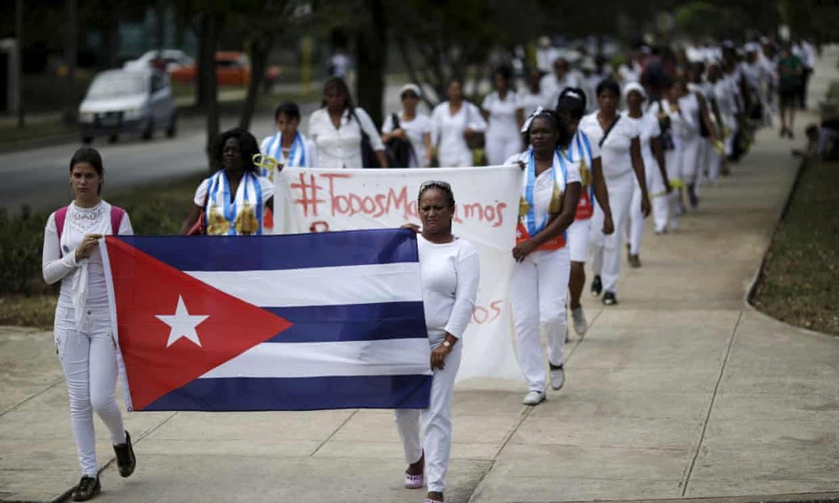 AmaliaDache's tweet photo. Today on #HumanRightsDay2021 let’s remember the thousands of political prisoners in Cuba and the countless mothers and children behind bars calling for freedom. #LadiesInWhite #PatriaYVida https://t.co/mNlyws1rg6