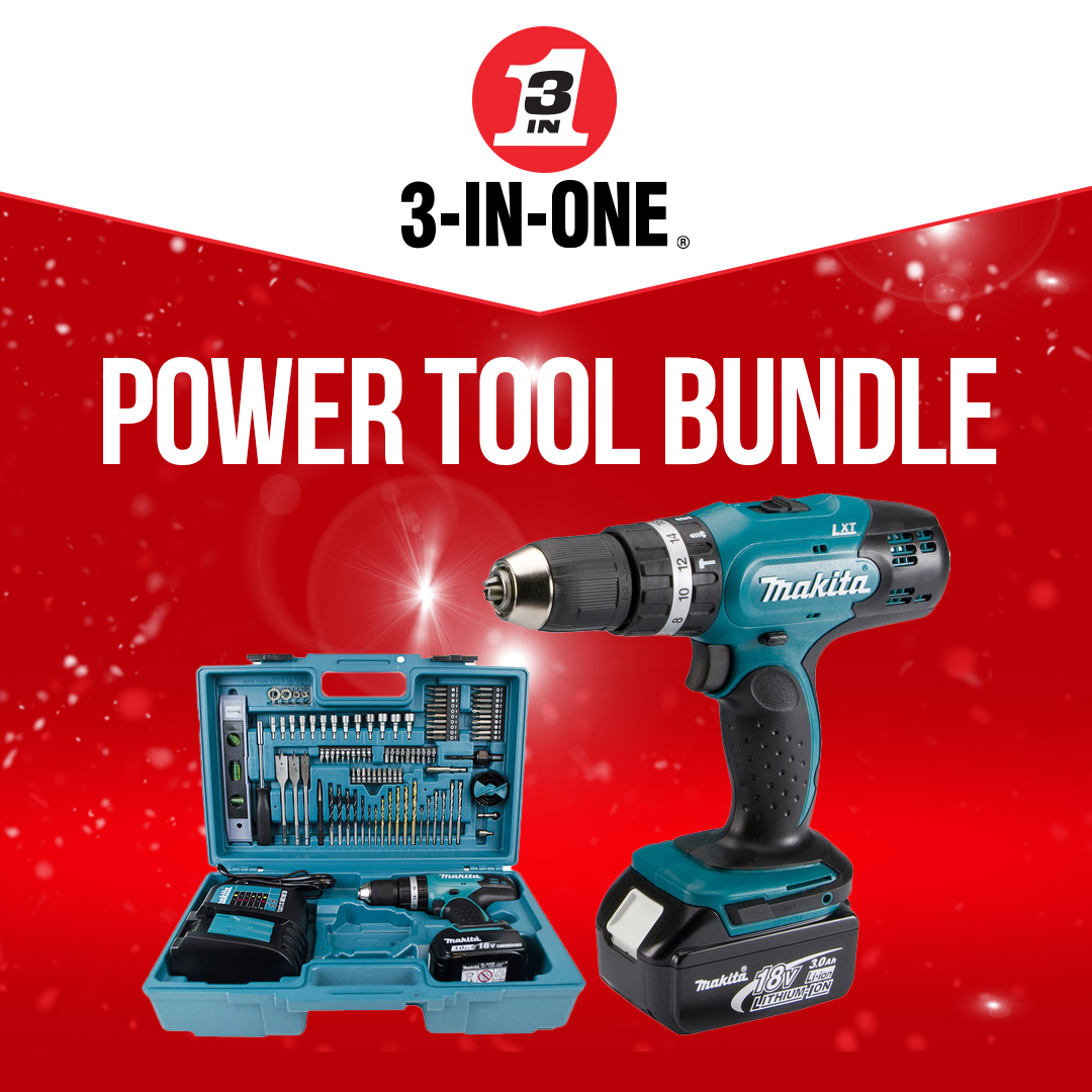 12 days, 12 prizes and 12 chances to #win

On the eighth day of #Christmas <a href="/3InOneUK/">3-IN-ONE UK</a> gave to me...

*A power tool bundle*

To enter, follow us and tag 3 friends! Bonus entry for a retweet!

This #competition closes at 9am on 13.12.21

Find full T&amp;Cs in our bio

#Giveaway #Tools
