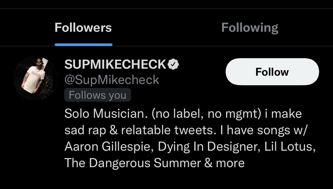 Iynx15's tweet photo. BRO WHY FAMOUS PPL FOLLOWING ME💀💀💀💀🤠🤠😩😳 https://t.co/cifnI0yUud