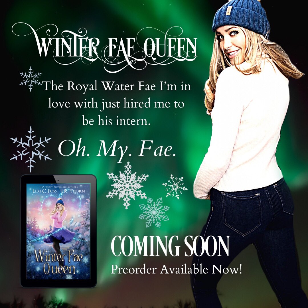 LexiCFoss's tweet image. ♕ 𝗪𝗜𝗡𝗧𝗘𝗥 𝗙𝗔𝗘 𝗤𝗨𝗘𝗘𝗡 ♕

𝗣𝗿𝗲𝗼𝗿𝗱𝗲𝗿 𝗟𝗶𝗻𝗸: geni.us/nJk7r

#newstory #collab #winterfaequeen #pnr #comingsoon #preorderavailable