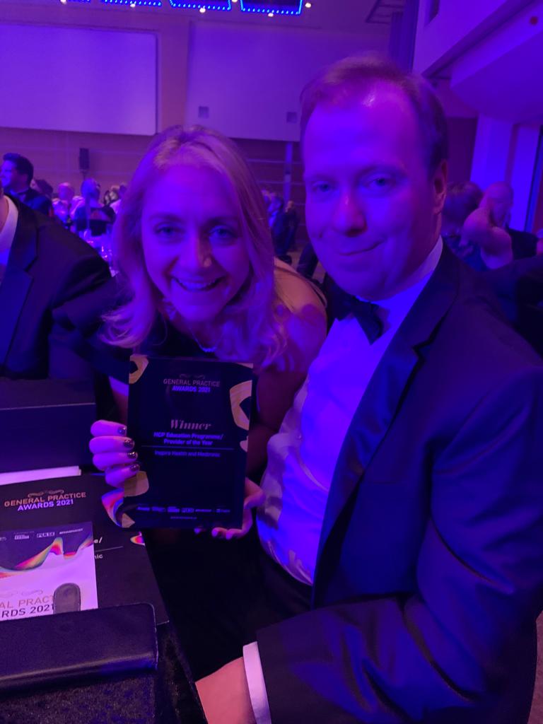 drncampbell's tweet photo. Winners 2021 😀. Our Primary Care Heart Failure Service. Delighted for the whole team! So well deserved. #HeartFailure #NHS #PrimaryHealthCare https://t.co/tKSRdptCOv