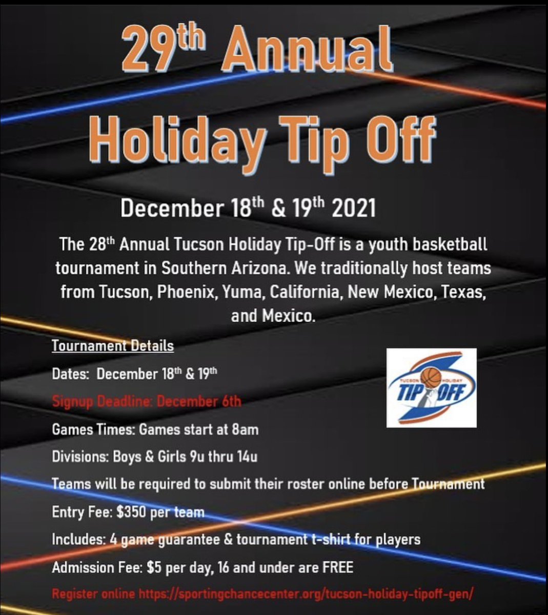 🚨DONT MISS OUT🚨 Holiday Tip Off on December 18th &amp; 19th! Sign up now!!!