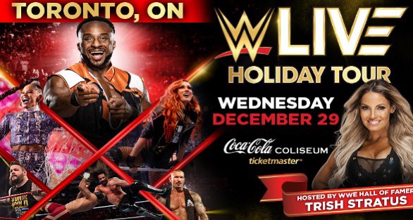 #WWE Legend Trish Stratus to Host #Toronto #Holiday Tour Event #SmackDown #WWERaw 

https://t.co/K1Tns2ujN9 https://t.co/kAqmpXij4G