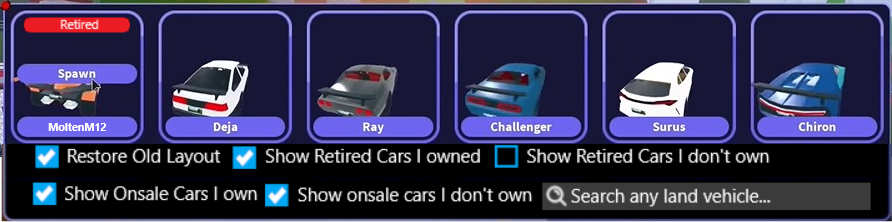 KingKaosUnkged's tweet photo. Hello Jailbreak! Here is a garage ui suggestion you can restore the old layout and you can still vehicle statistics. Hope @asimo3089, @badccvoid, and @badimo likes it! #ROBLOX #ROBLOXDev #Jailbreak https://t.co/q0ioo93l6H