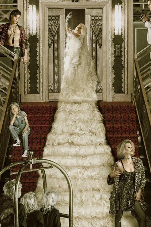 perfectcelebrty's tweet photo. gaga really ran a sweatshop to make her a mile long wig that she only wore in 1 (one) photo before tossing it in her archive https://t.co/XL36D3kvgW