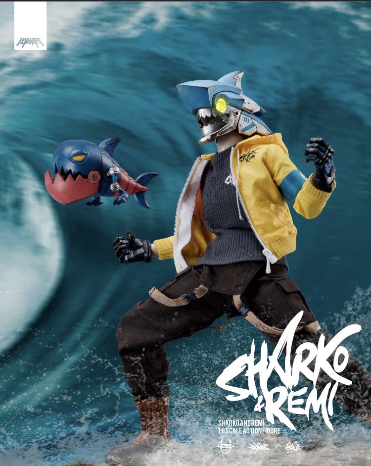 コミック・アニメ deviltoys SHARKO & REMI (Fortress Black) コミック・アニメ deviltoys SHARKO & REMI (Fortress Black) Sharko