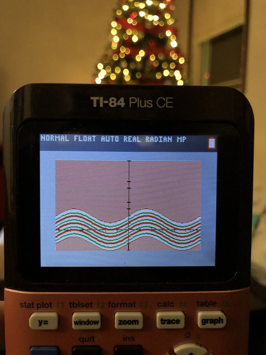 kmackenzie7's tweet photo. @TICalculators scrolled through some of the amazing sweater designs for the #TIHolidaySweater contest. Wowza! People are so talented!! Here’s my attempt at a fancy sweater design #itried  #EforEffort https://t.co/kQjJO64gSx