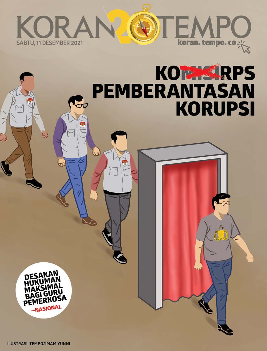 Markas Besar Polri membentuk korps pemberantasan tindak pidana korupsi setelah kedatangan 44 eks pegawai KPK. Mereka akan dileburkan dengan tenaga internal kepolisian. Berada langsung di bawah Kepala Polri. #KoranTempo bit.ly/3DK8SAE
