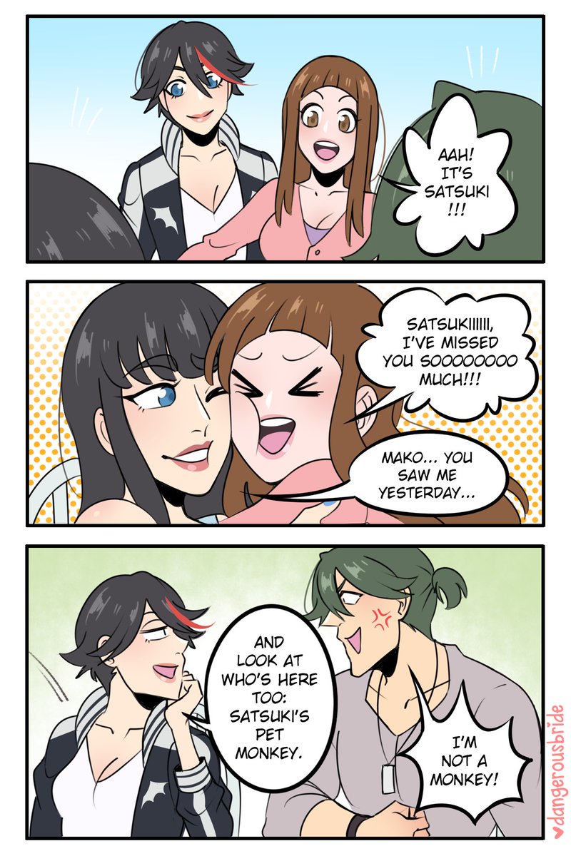 dangerousbride's tweet photo. Pet ⛓🙇 #KillLaKill https://t.co/GsSWHnKFDN