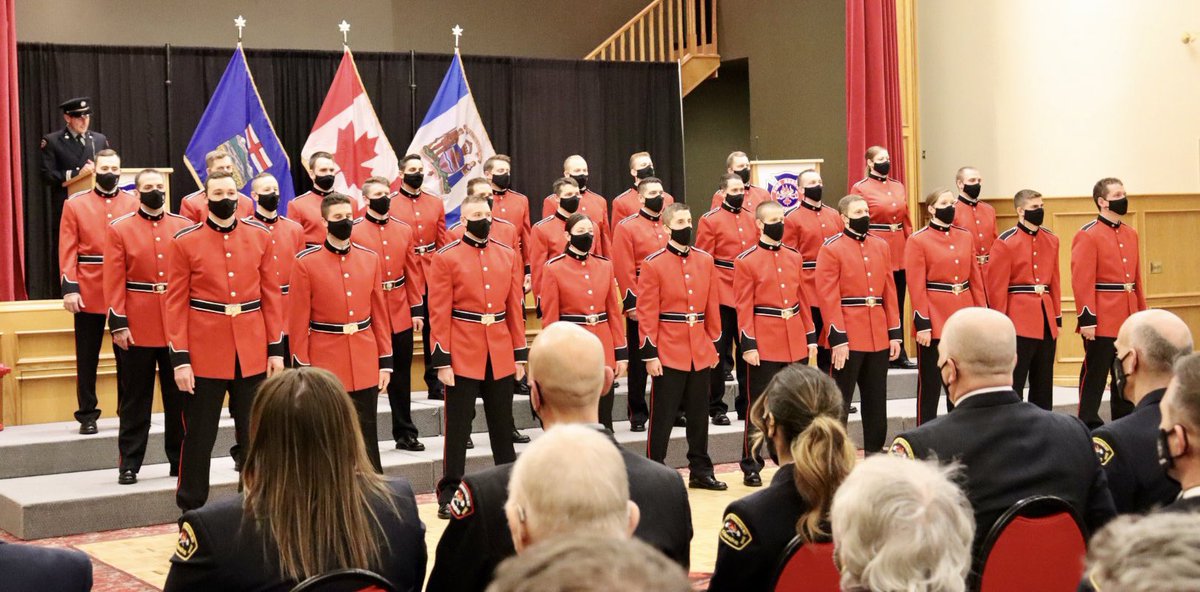 ChrisScheetz's tweet photo. Congrats to our son Carter and the other 27 recruits that graduated today with @EdmontonFire. We’re so proud and  pray for his safety during his career https://t.co/VS70fVeiL4