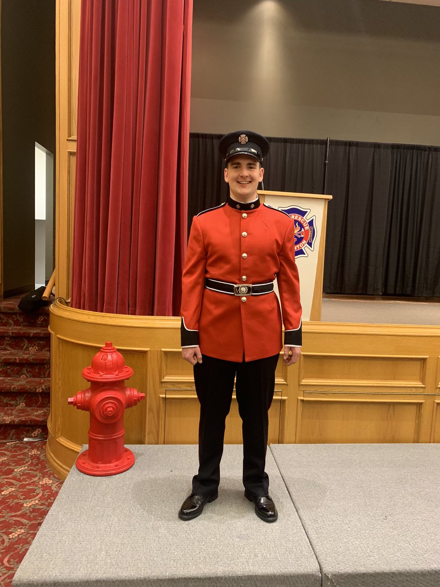 ChrisScheetz's tweet photo. Congrats to our son Carter and the other 27 recruits that graduated today with @EdmontonFire. We’re so proud and  pray for his safety during his career https://t.co/VS70fVeiL4
