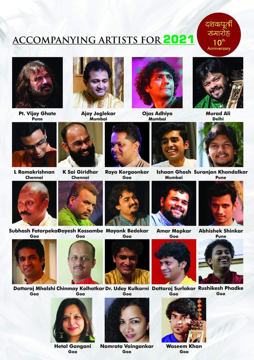 Performing this eve at the Swarmangesh festival, in Goa. <a href="/Suchismitaflute/">Suchismita Chatterji</a> #flutesisters