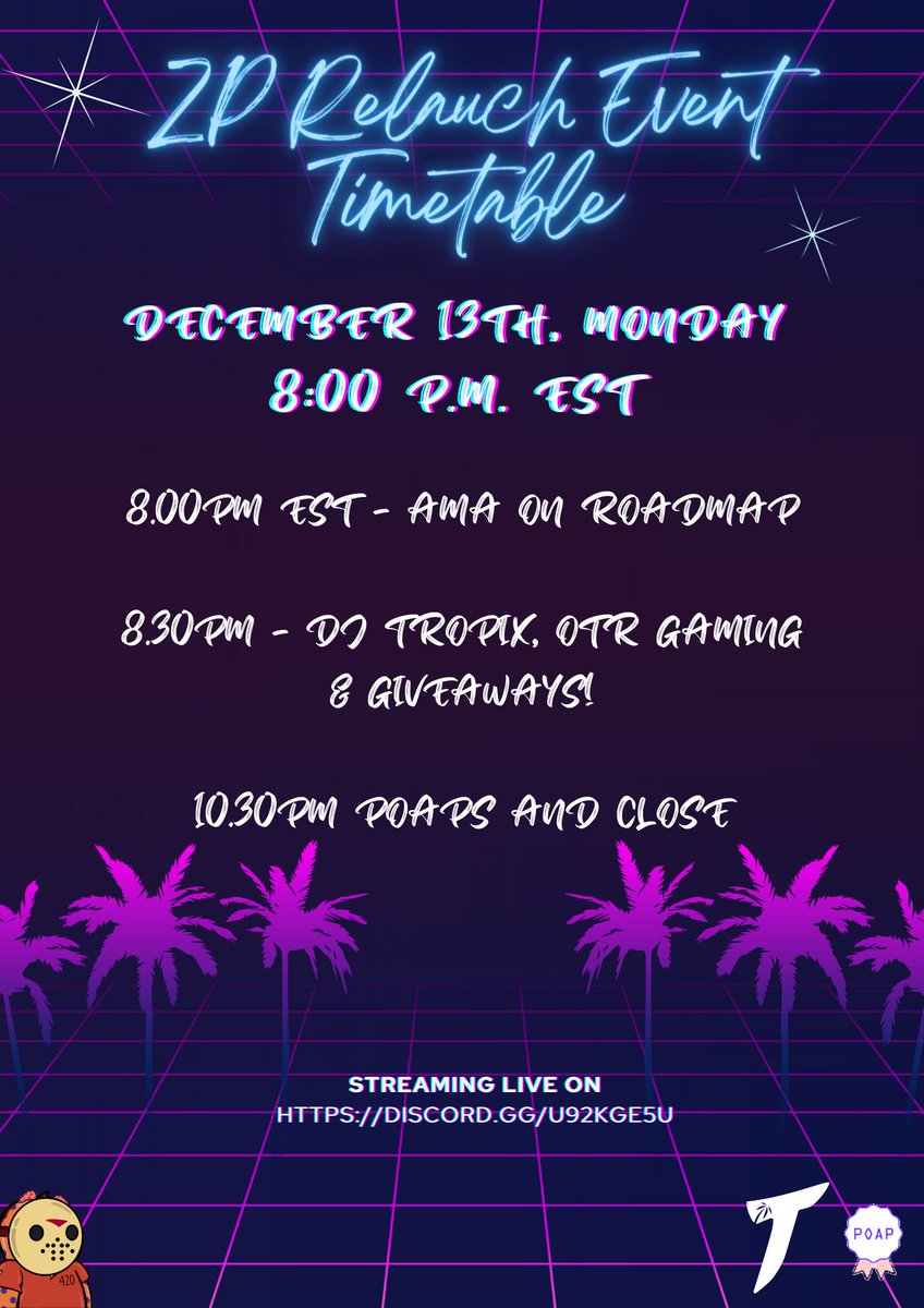 Dec 13th 8.00pm Est.