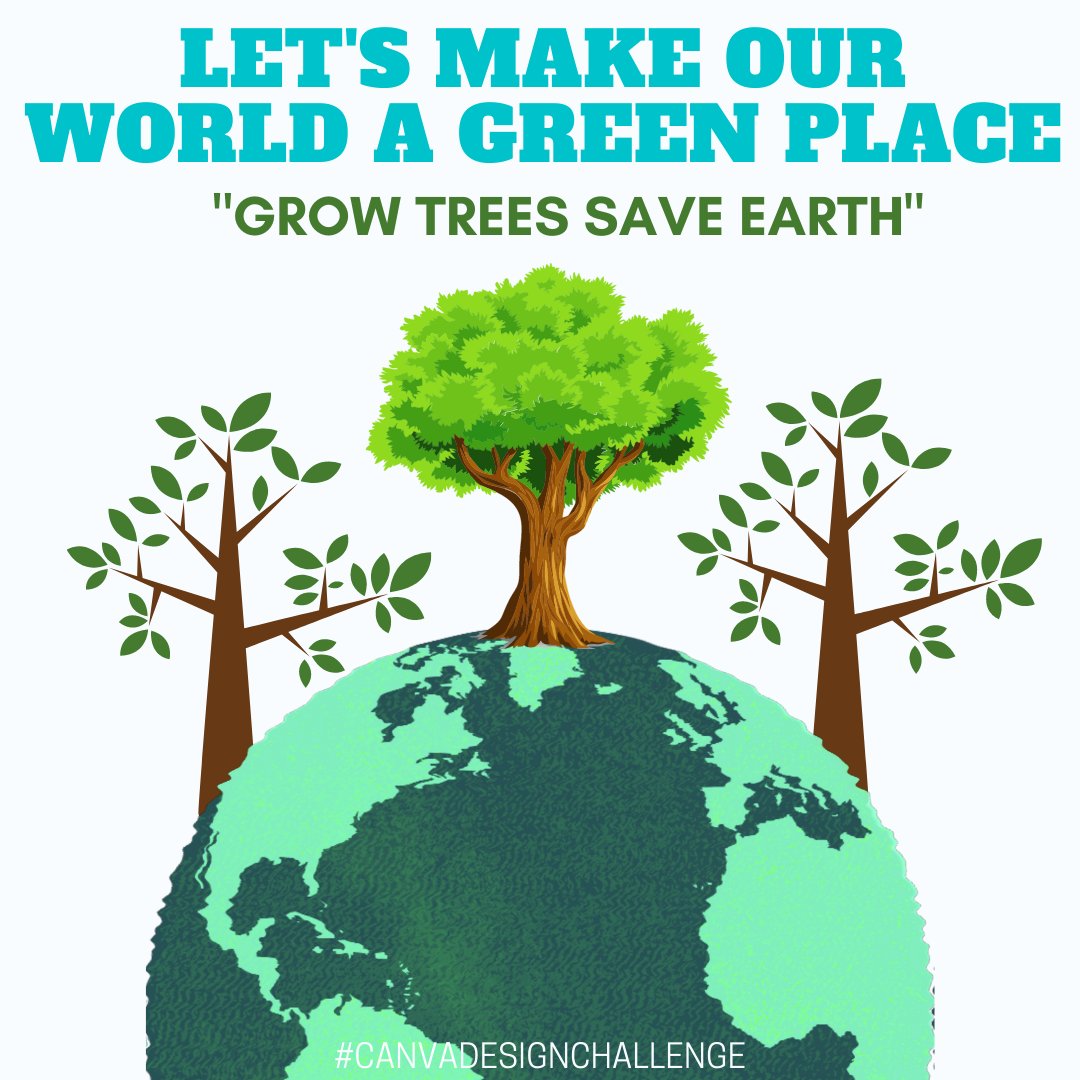 RajanAcy's tweet photo. #CanvaDesignChallenge
"Our Earth Our Future, Save The Earth Save The Future" https://t.co/M6BhKKWlSg