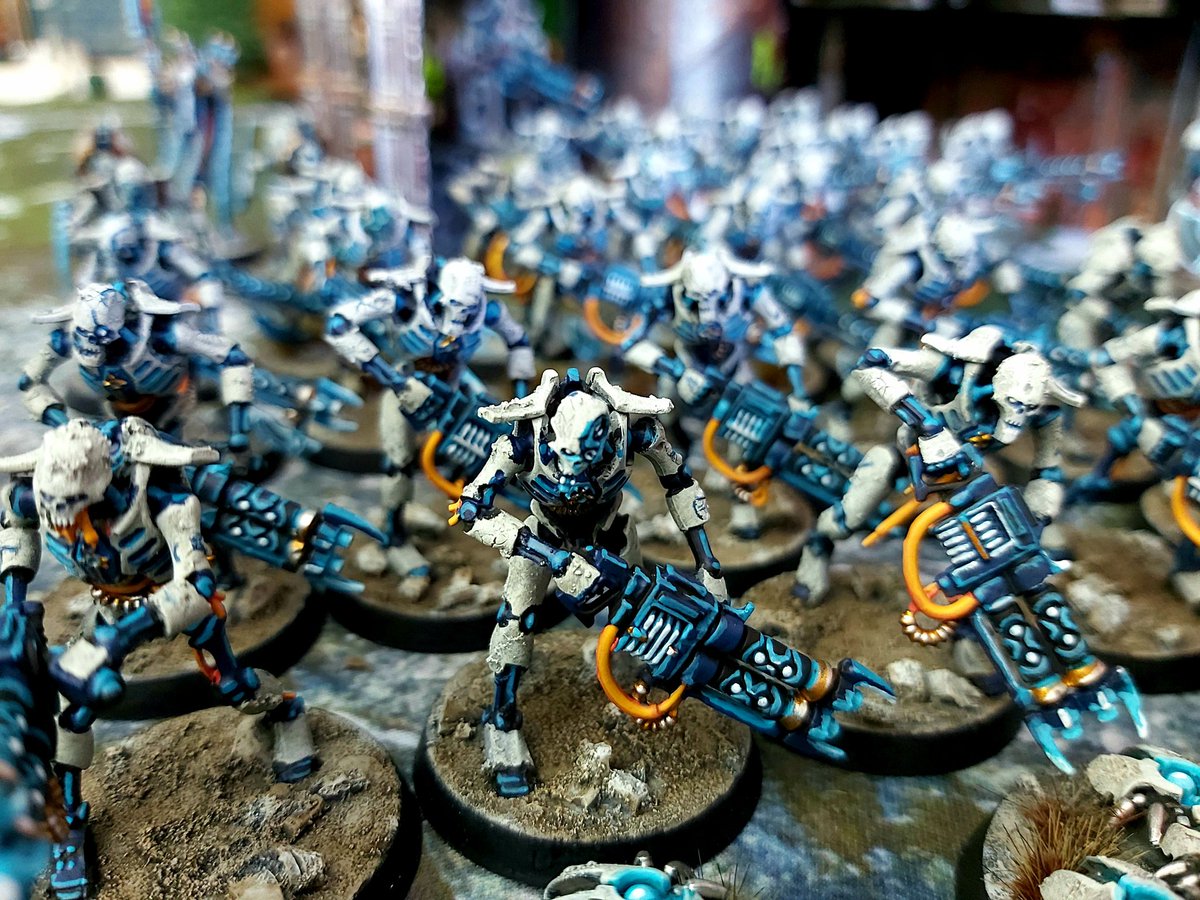 NightHorrible's tweet photo. #Necrons Legion assembling 💀

Waiting on that #Worldscour Battleforce to arrive so I can take the list up to 2k ✌

Got a draw result vs Astra Militarum at 1200pt level, awesome game 🤘

#WarhammerCommunity
#GamesWorkshop
#Warhammer
#40k https://t.co/5cFMNHiNLd