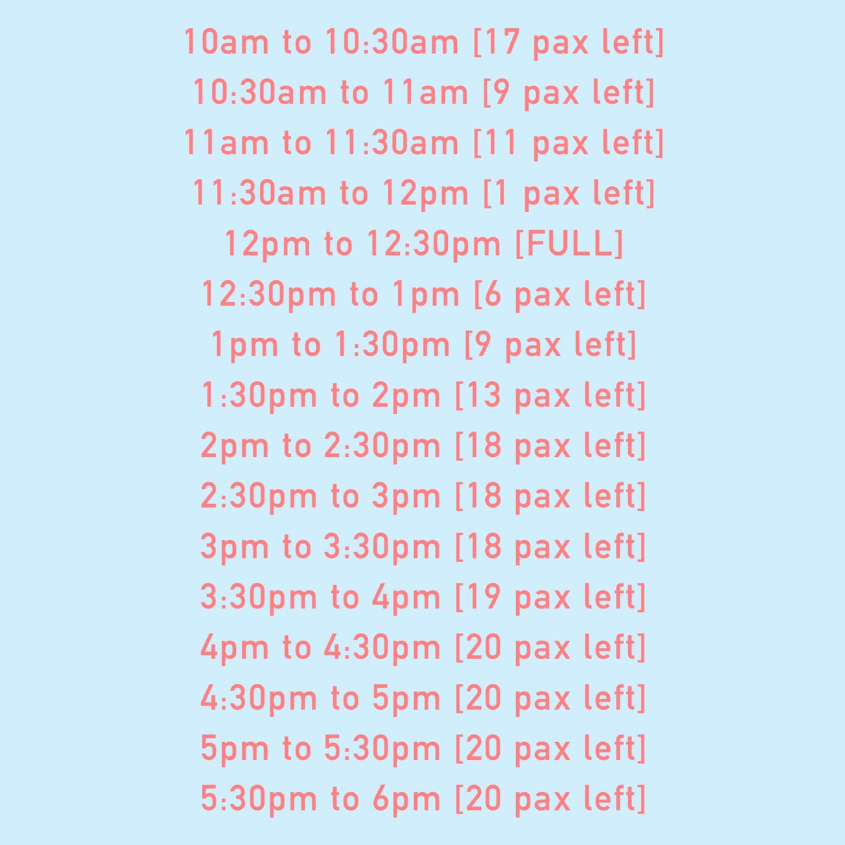 JoshuaHongMY's tweet photo. #DeerShuaInMY Time slots update 🦌
— As of 11/12/2021 ; 11:00AM

🌟 Be noted that first 100 attendees are fully submitted. Thanks for everyone's support ♡ https://t.co/jO54O3E8QB
