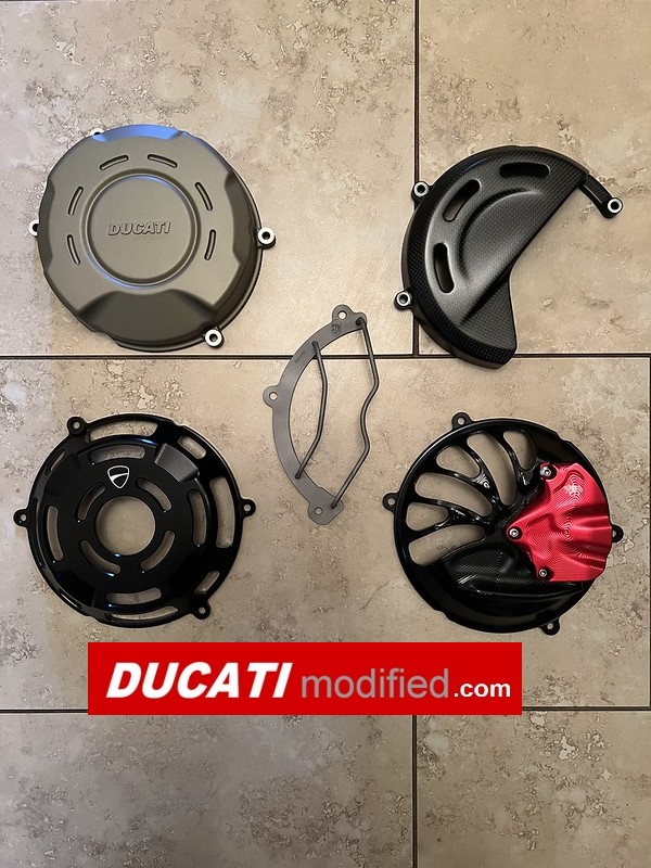 DUCATImodified.com forum member HKMP7 collections of Ducati Panigale V4 clutch cover, stock, 2 Ducati Performance, STM Titanium and Spider. Which one do you like more?

ducatimodified.com/threads/hkmp7s…

#ducati #ducatipanigale #panigalev4 #ducatimodifiedforum #ducatimodified