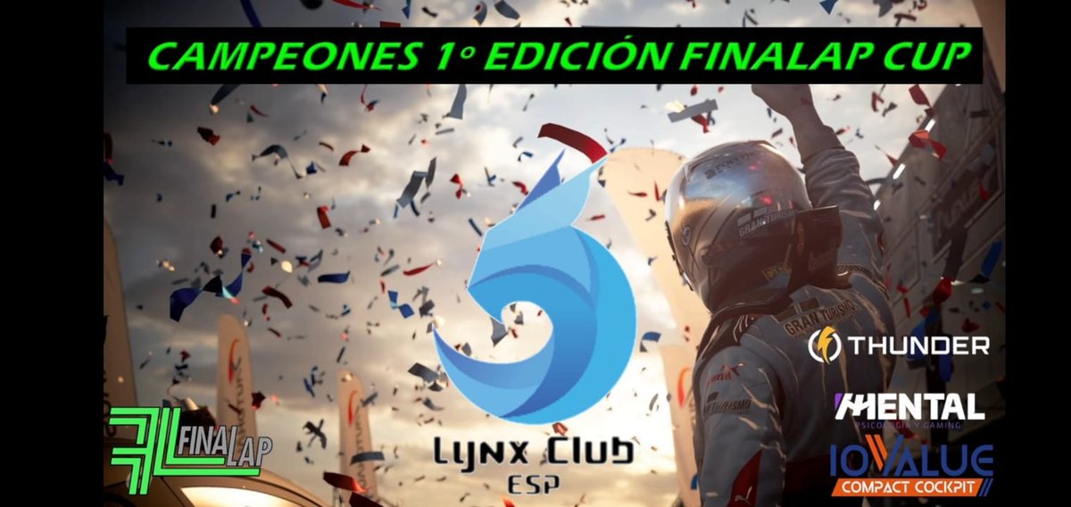 Pues primer campeonato del equipo conseguido!!!

El domingo se juega el de F1, pero ese no es el primero, ni hay tanta remontada jajaja

Enhorabuena linces!!!