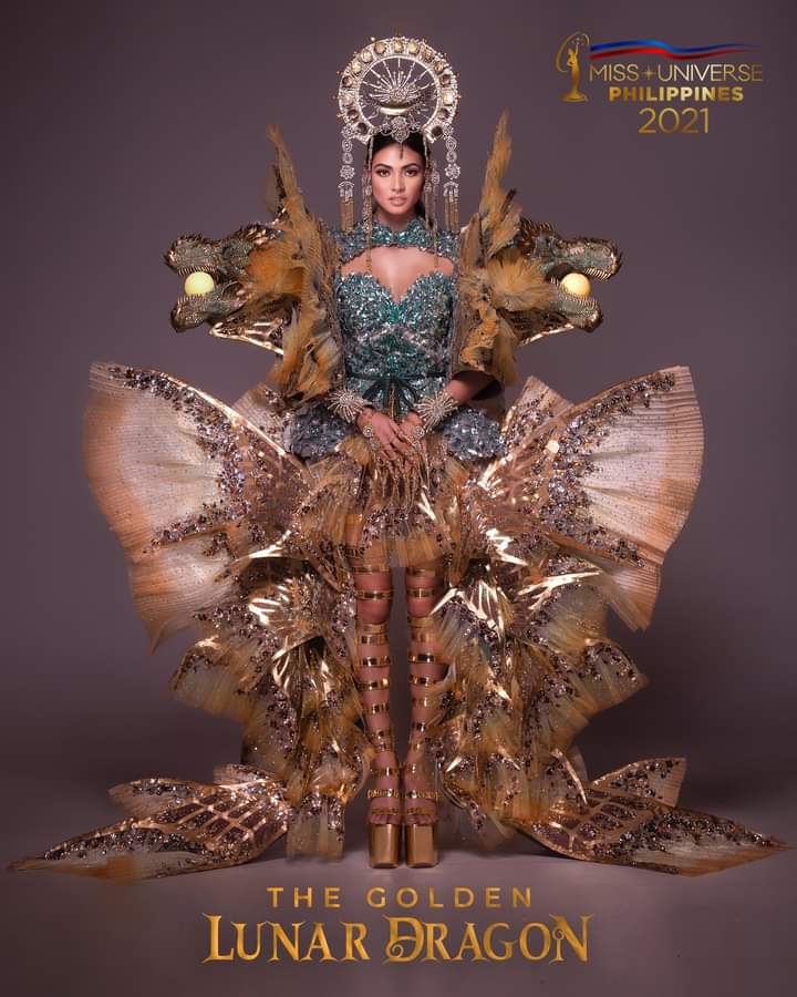 marianismmm's tweet photo. THE BEST NATIONAL COSTUME WORN BY A FILIPINA SO FAR! KUDOS TO THE CREATORS OF THIS! GO, BEA! 

#MissUniverse 
#MissUniverse2021 
#MissUniversePhilippines 
#BeatriceLuigiGomez https://t.co/6xGKeuGHgK