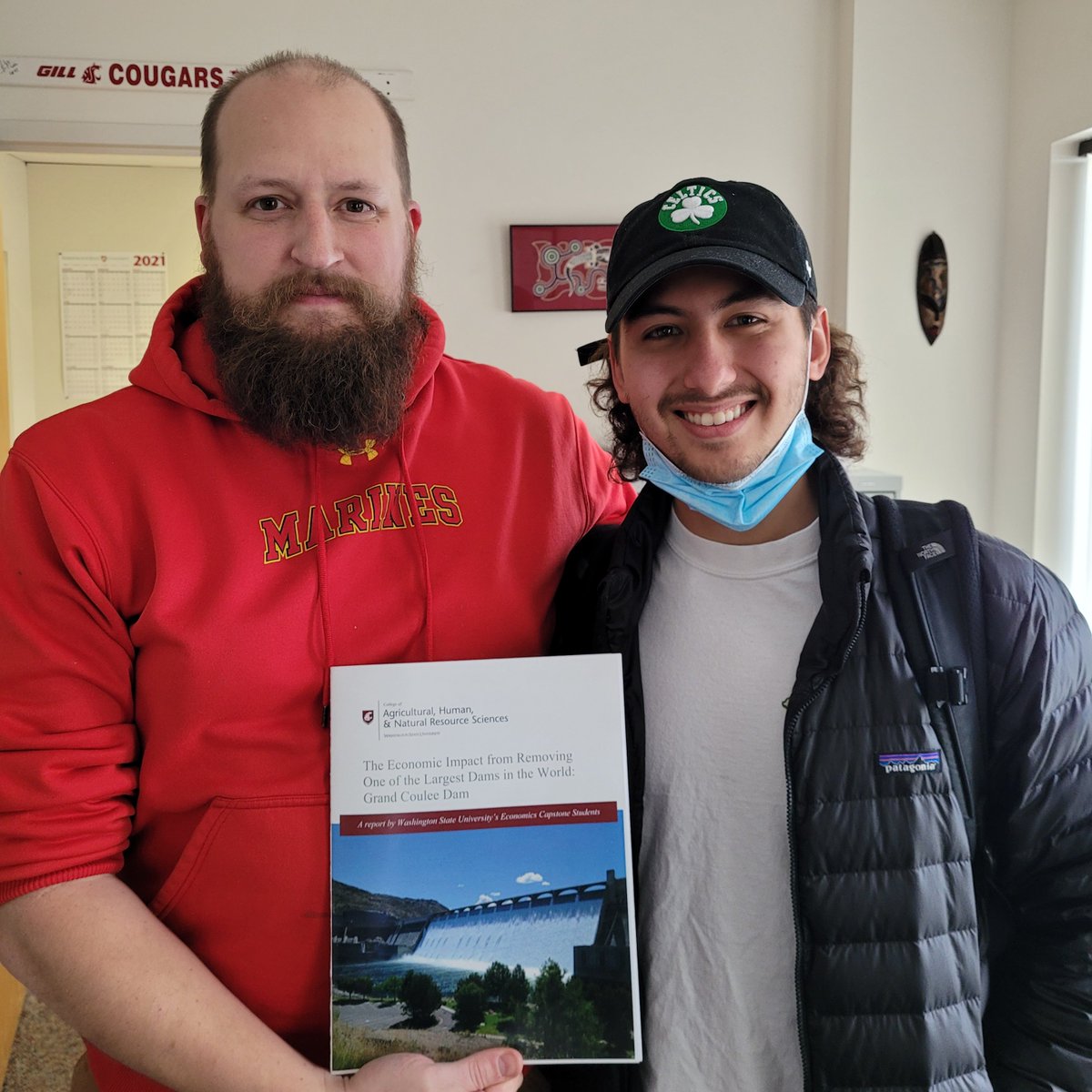 At <a href="/WSUecons/">WSU Economics</a>, we're so proud of our outstanding undergrads! @ASWSU_Veep completed an economic impact analysis of dam removal in his capstone course supervised by Dr. Tim Nadreau.