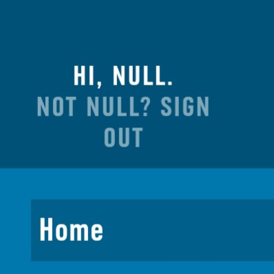 No, I'm not Null, I think I will sign out. https://t.co/Yd8iem3Hbj