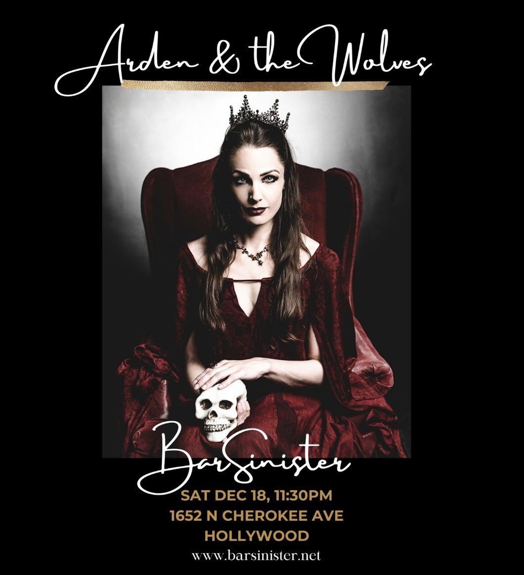 ArdenWolves's tweet image. We are so excited to be back playing our favorite venue!! Catch Arden &amp;amp; The Wolves Saturday December 18 at @ClubBarSinister and come say hi! 🎶♥️🎶

📷: @jeremysaffer