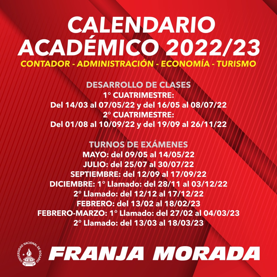 FranjaMoradaEco's tweet photo. SE APROBO EL CALENDARIO 2022/2023 https://t.co/4wMQEQCHlF