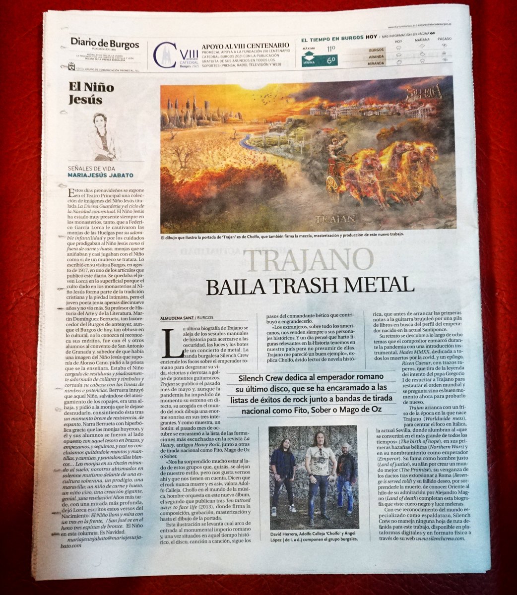 SilenchCrew's tweet photo. Hoy en el Diario de Burgos de la mano de Almudena Sanz,  gran reportaje, gracias!!! https://t.co/fPIDm7O9hq