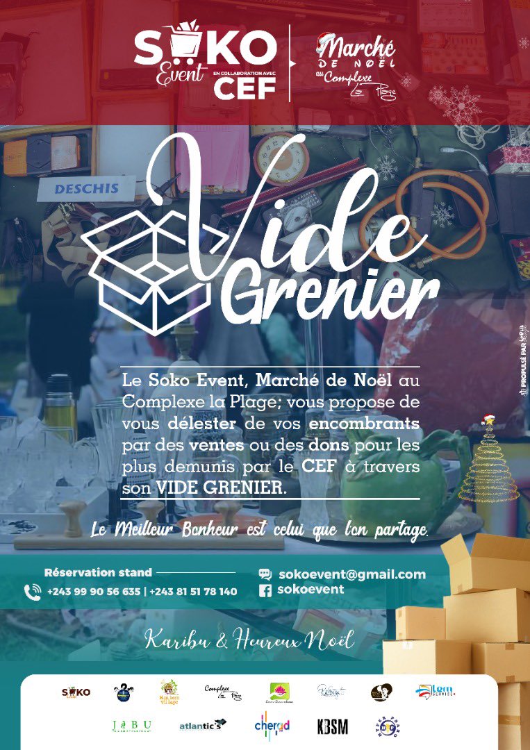 biso_le's tweet photo. Nos membres font des merveilles 🤩 Elsa Tela et sa marque Mon beau village sont au #SokoEvent au complexe La Plage à Lubumbashi. Un événement qu’elle co-organise du 10 décembre au 2 janvier 🙌🎄👌Bravoooooo Elsa Tela👏👏👏 https://t.co/pCZ1JbsEYc