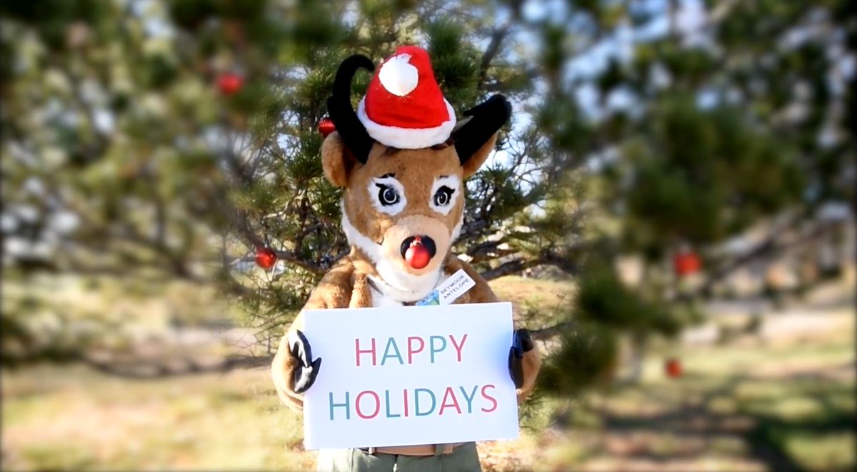 BLMNewMexico's tweet photo. Enjoy the winter holiday season by joining us and Seymour Antelope to celebrate the #12DaysofBLM!
Follow us for winter recreation suggestions, nature-focused holiday festivities, and public lands celebrations. Be sure to tag @BLMNewMexico and #12DaysofBLM.
Happy holidays! https://t.co/8CnMdNmeYx